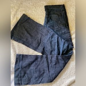 James Jeans dry aged denim, bootcut 27